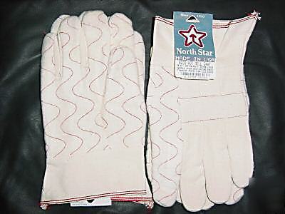 1 pair heat resistant hotmill cotton/rayon work gloves