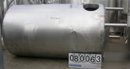 Used: walker tank, 1000 gallon, 316 stainless steel, ve