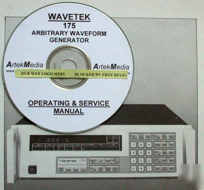 Wavetek 175 instruction manual (operating &maintenance)