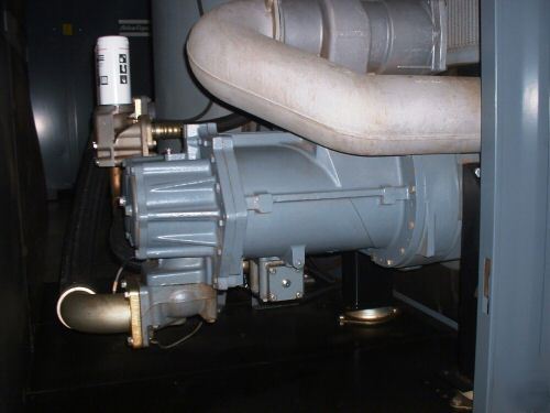 200-hp used GA160 atlas copco rotary screw comp & dryer