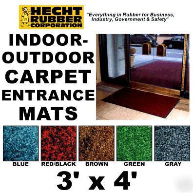3 x 4 carpet entrance mat matting indoor outdoor office