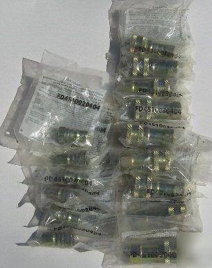 Aeroquip quick disconnect fittings 15 pieces 1/4