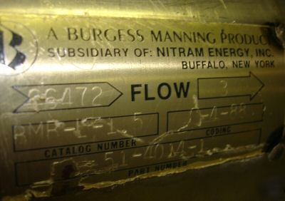 Burgess manning vacuum pump filter 51-40-14-1