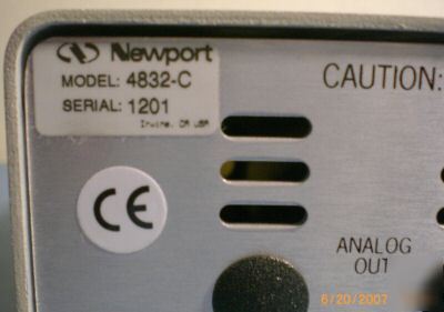 New port dual channel optical power meter 4832-c 1201