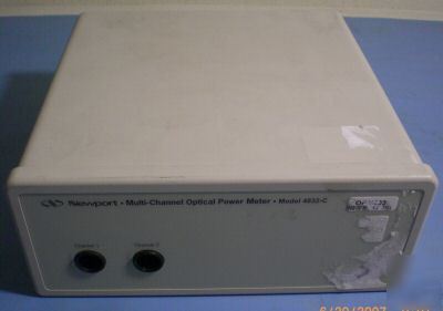 New port dual channel optical power meter 4832-c 1201