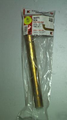 10) keeney brass waste arms 1-1/2