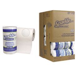 Sparkle pick-a-size perforated paper towel roll-gpc 271