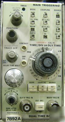 Tektronix 7B92A plug-in with certificate of calibration