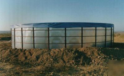 Water tank 17,000 litres vinyl diy steel panels 
