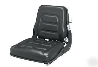 Universal forklift seat, replacement lift truck seat, 