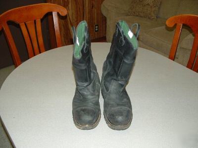 Black diamond fire firefighting boots