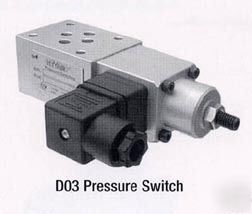 Hydraulic pressure switch 90-1000 psi pressure range