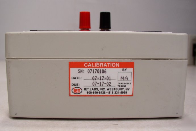 Iet cs-300 capacitance substituter sub box no 