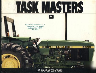 John deere tractor brochure 2555, 2755 3155, 2955 