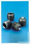 100 alloy knurled point socket set screws 1/4-20 x 5/8