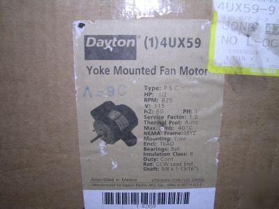  dayton yoke mounted fan motor