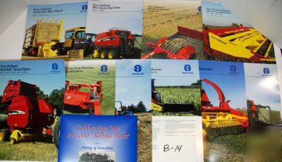New (11) - new holland brochures - see list/pict.