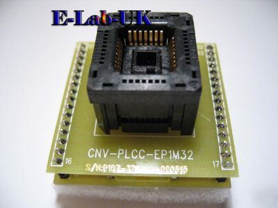Plcc 32PIN to dip 28PIN socket adapter of programmer