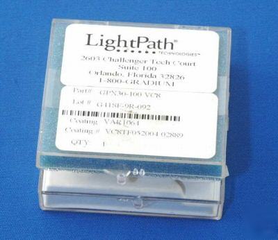 New - lightpath technology lens coating VAR1064 nm see