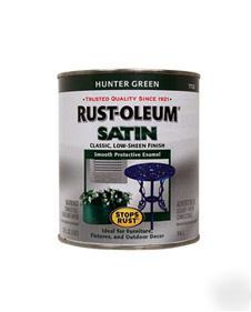 2 quarts of rustoleum satin protective enamel - green