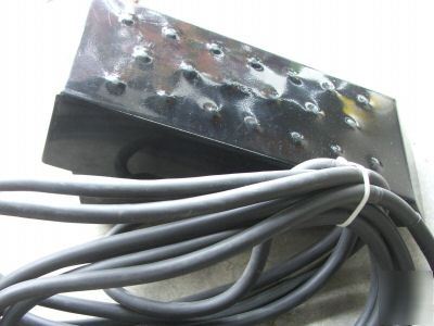 Footpedal for plasma cutters and plasma-tig comb unit