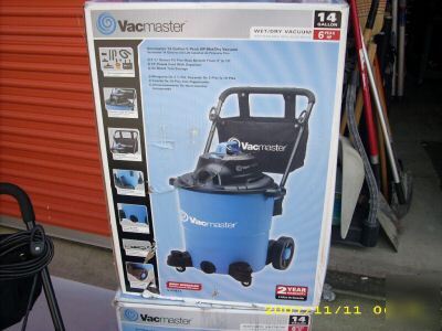 Vacmaster 14-gallon 6 hp wet dry shop vac # VJ1411