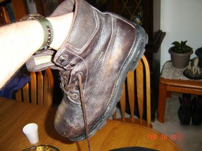 Wolverine steel toe work boots gore-tex waterproof