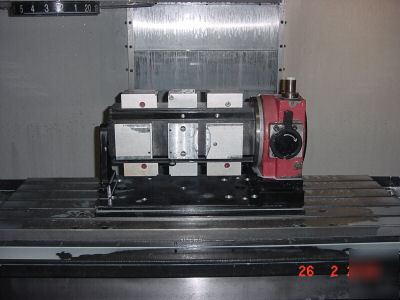 Chick rotary indexer setup for haas vf series mill