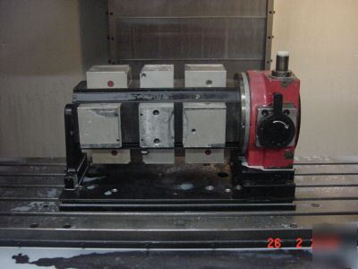 Chick rotary indexer setup for haas vf series mill