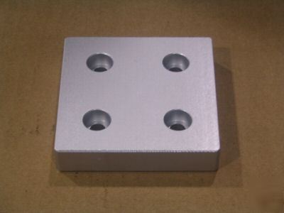 8020 t slot aluminum manifold plate 40 s 40-2350