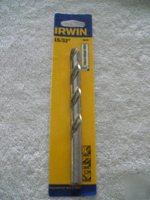 Irwin high speed general purpose drill bit 15/32