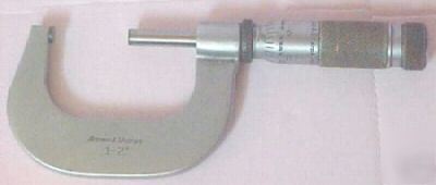 Brown and sharpe micrometer 1-2