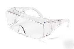 Crews yukon xl safety glasses clear lens otg 4-pack 
