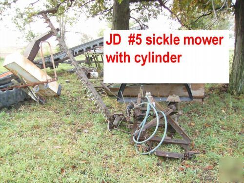 John deere #5 sickle mower with grass board divider.