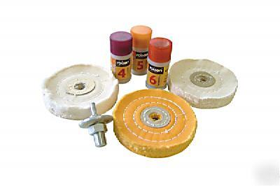 New from rolson 7PC cleaning & polishing kit