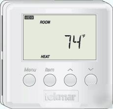New tekmar thermostat 508 one stage heat option sensor 