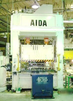 Aida, 220 ton stamping press no. nsu-S2-2000, 2003