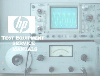 Hp test equipment probe logic analyzer service manual