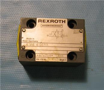 Rexroth solenoid valve 4WR6D51/a