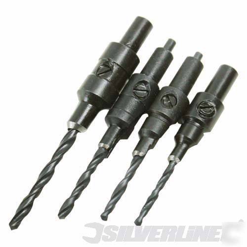 4PCE screwsink drill bit set 792085