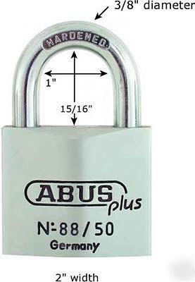 Brass padlock - 88 series 88/50 keyed alike 1216541