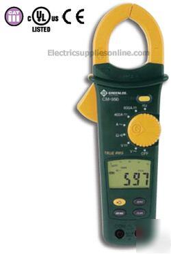Greenlee cm-900 600A ac/dc clamp meter 