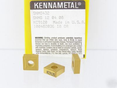 New 30 kennametal snmg 432 KC9120 carbide inserts P342