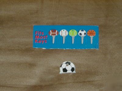 Soccer key cap - fun way to identify your keys