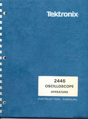 Tek 2445 operators instruction manual