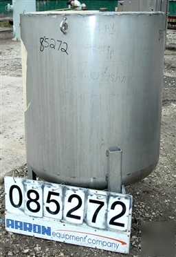Used: tank, 180 gallon, 304 stainless steel, vertical.