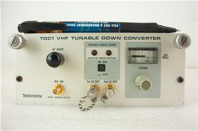 Tektronix TDC1 vhf tunable down converter opt 3/11