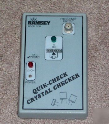 Ramsey electronics ccr-1 quik - check crystal checker 