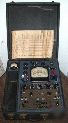 Hickok 550 x mutual conductance tube tester 