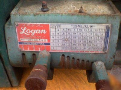 Logan powermatic metal working lathe